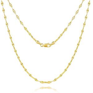 14K Gold Necklaces for Women Dainty Necklace for Women Non Tarnish Thin Gold Cha